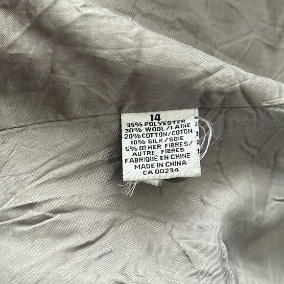 Grey dress coat - Picture 2 of 7